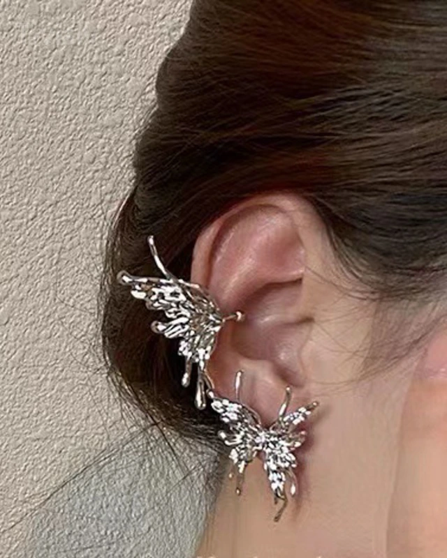 2 Pairs Butterfly Ear Cuff